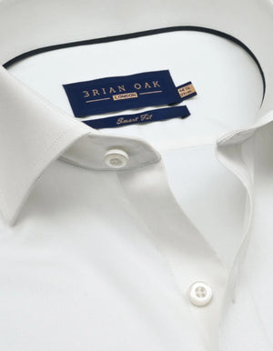 Camisa Twill Off White Hombre - Brian Oak - 3