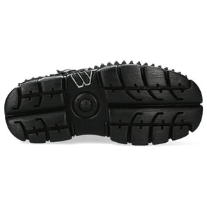 New Rock WALL285-S3 - Czarne buty skórzane unisex na platformie gotyckie - New Rock - 7