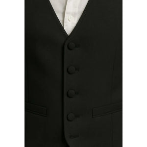 Czarna kamizelka męska formalna - TruClothing.com - 5