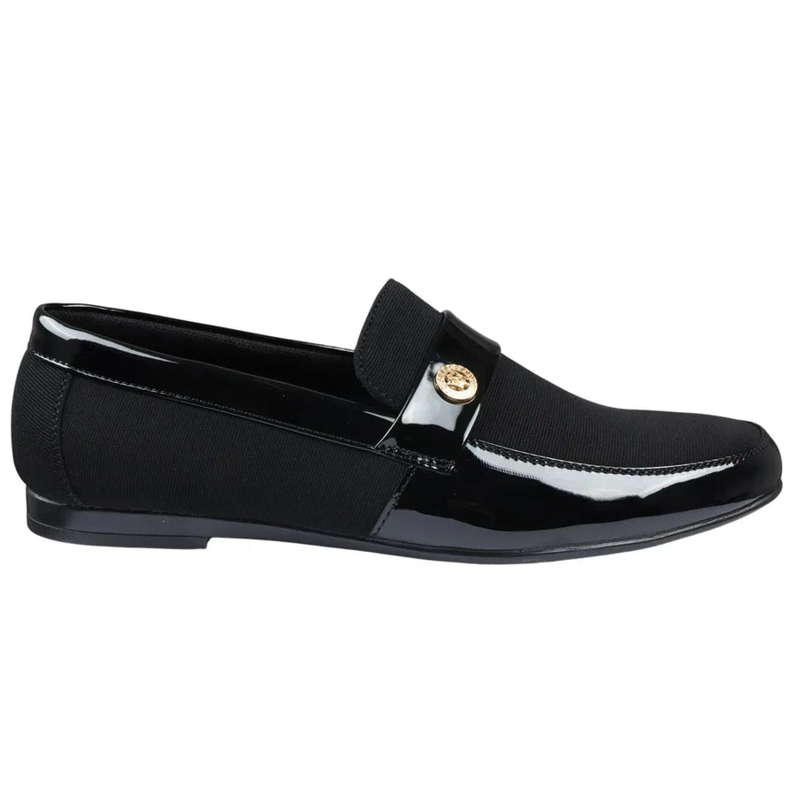 Men's Slip On Lightweight Loafer Shoes - Black - Dolcetto - 1