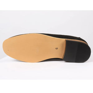 Mocassins légers en suède pour hommes - Noir - Dolcetto - 14