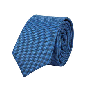 Zestaw krawata i poszetki męski formalny jednolity - Niebieski - TruClothing.com - 22