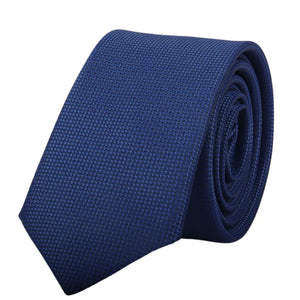 Zestaw krawata i poszetki męski formalny jednolity - Granatowy - TruClothing.com - 31