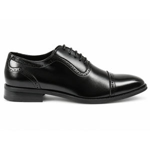 Formelle Oxford-Schuhe für Herren aus veganem Leder mit Schnürung - Schwarz - Dolcetto - 1