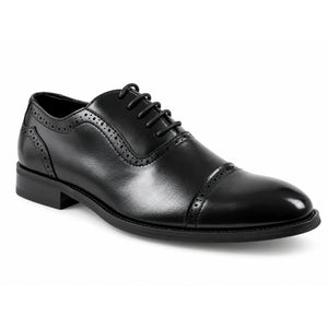 Formelle Oxford-Schuhe für Herren aus veganem Leder mit Schnürung - Schwarz - Dolcetto - 2