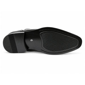 Formelle Oxford-Schuhe für Herren aus veganem Leder mit Schnürung - Schwarz - Dolcetto - 5