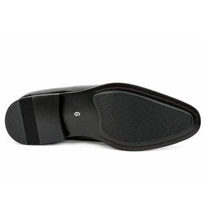 Loafer für Herren aus Samt und Lackleder zum Hineinschlüpfen - Schwarz - Dolcetto - 11