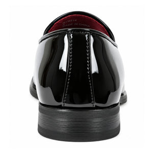 Loafer für Herren aus Samt und Lackleder zum Hineinschlüpfen - Marineblau - Dolcetto - 16