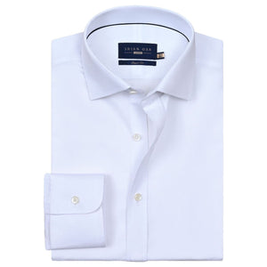 Chemise texturée pois blancs coton homme - Brian Oak - 1