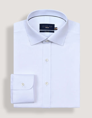 Chemise texturée pois blancs coton homme - Brian Oak - 3