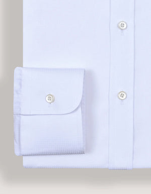 Chemise texturée pois blancs coton homme - Brian Oak - 4