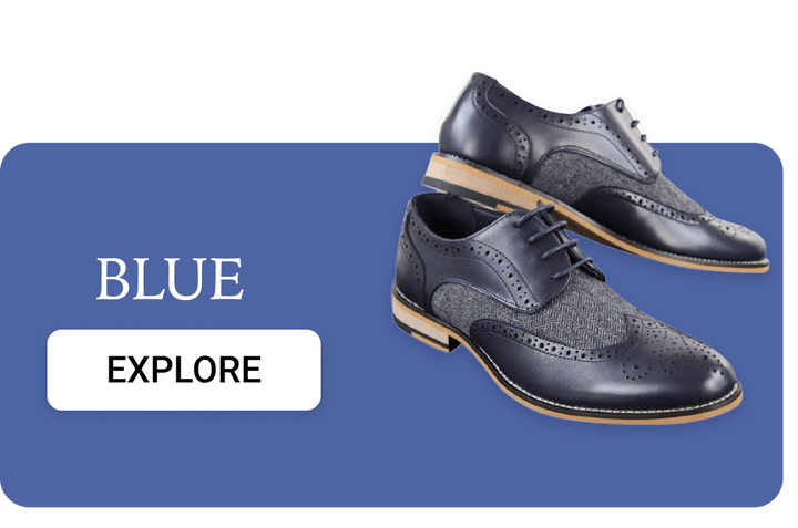 Blue shoes