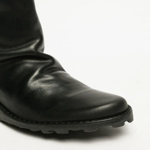 MON944FLY - Women's Wedge Heel Leather Ankle Boots - Black - Fly London - 14