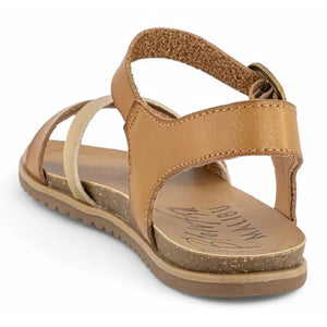 Monti-B - Women's Tan Strappy Buckle Wedge Sandals - Blowfish Malibu - 4