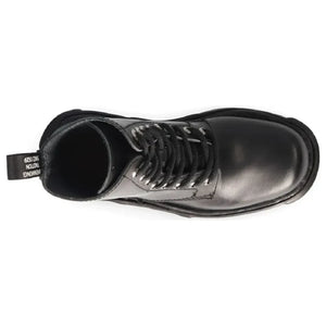 New Rock M-MILI084N-S Uniseksowe czarne skórzane buty na platformie - New Rock - 7