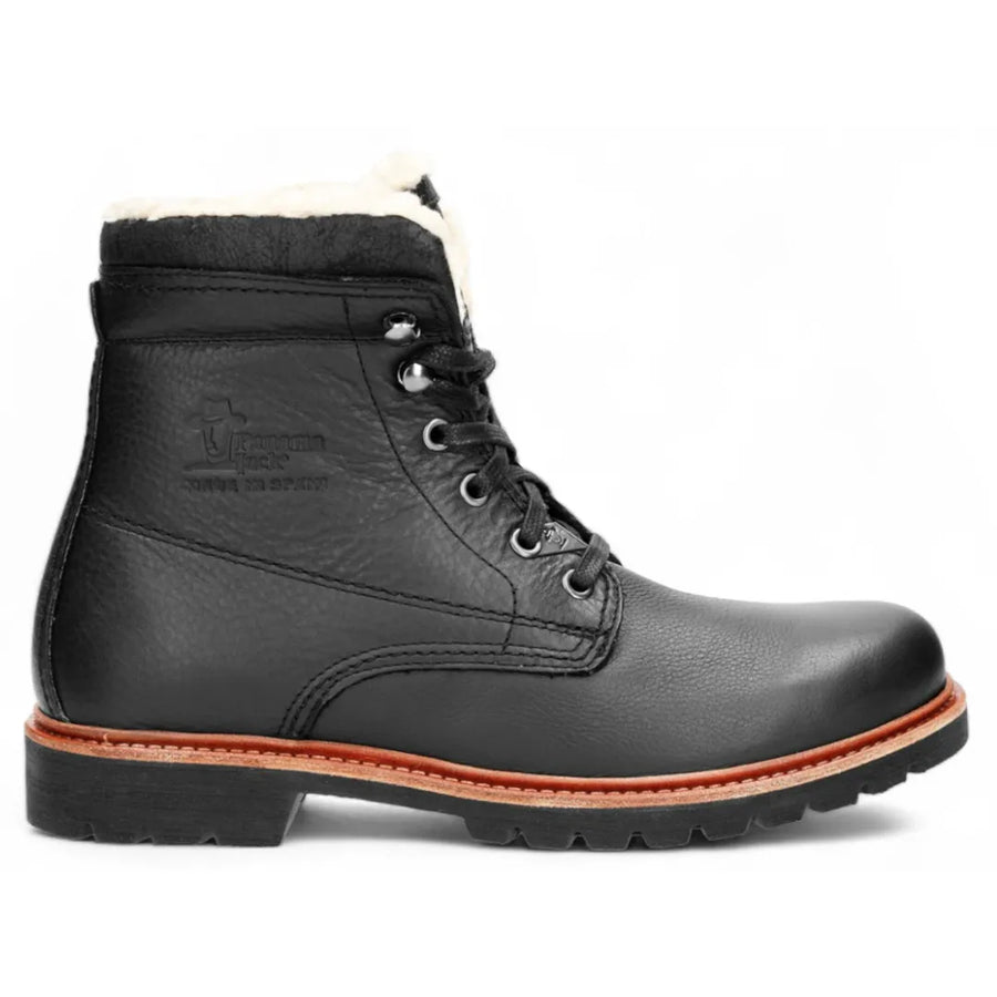 P03 Aviator - Buty za kostkę męskie czarne skórzane - Panama Jack - 1