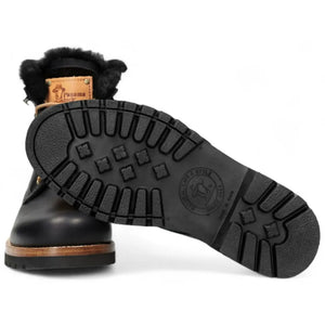P03 Aviator - Ghete Bărbați Negre Din Piele Până La Gleznă - Panama Jack - 4