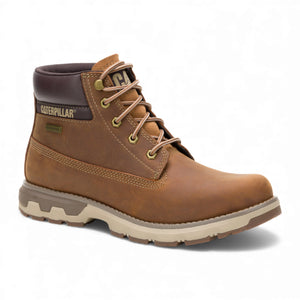 Pursue - Men's Brown Leather Work Hiking Ankle Boots - Caterpillar - 3