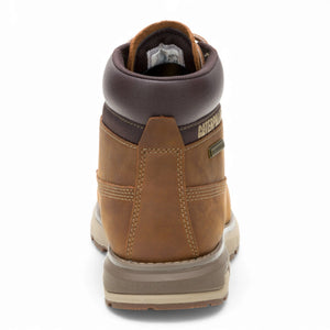 Pursue - Men's Brown Leather Work Hiking Ankle Boots - Caterpillar - 5