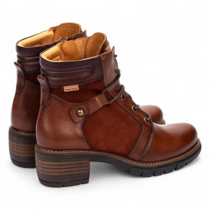 San Sebastia - Women's Cuero Brown Leather Ankle Boots - Pikolinos - 5