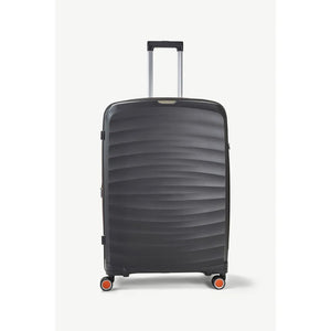 Sunwave - Valiză extensibilă cu carcasă dură cu 4 roți pivotante - Antracit - Rock - 30