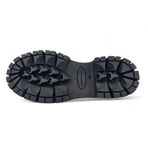 Throne - Women's Black Slip On Chunky Leather Loafers - Windsorsmith - 5