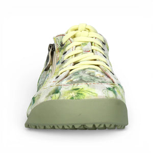 Tivanao 05 - Sneakers Donna Gialle a fiori in pelle - Laura Vita - 3