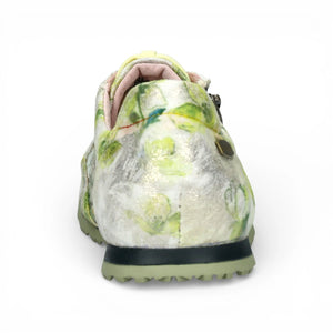 Tivanao 05 - Sneakers Donna Gialle a fiori in pelle - Laura Vita - 5
