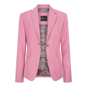 TP-16 - Traje liso rosa de 3 piezas para mujer - TruClothing.com - 3