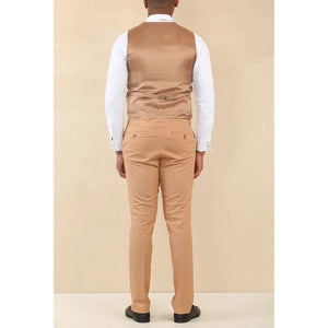 TP-23 - Costume d'été en lin pour homme camel 3 pièces - TruClothing.com - 7