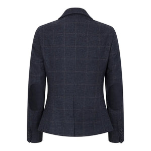 TPSTZ72 - Women's Navy Blue Tweed Blazer Waistcoat - TruClothing.com - 7