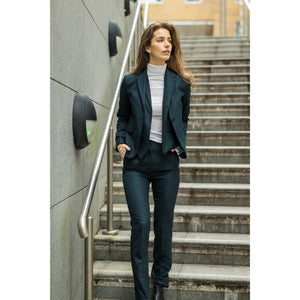 TPW53 - Completo da donna verde a 3 pezzi in check principe di Galles - TruClothing.com - 3