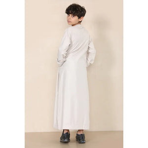 TT-001 - Boy's Emirati Thobe Islamic Clothing String Tassel - Beige - Thobez - 50