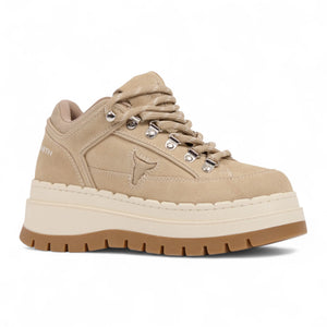 Ultimatum - Women's Sand Brown Chunky Platform Sneakers - Windsorsmith - 4