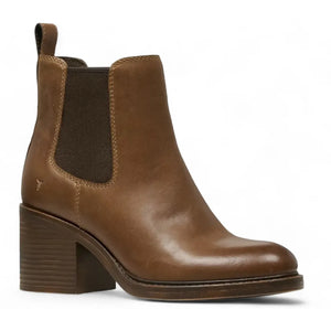 Varsity - Women's Block Heel Leather Chelsea Boots - Tan - Windsorsmith - 2