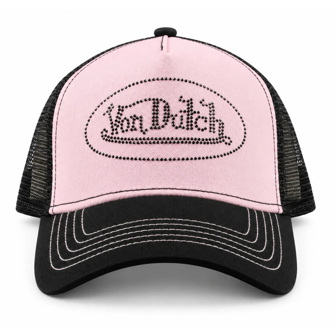 VDHH0022 - Casquette de baseball Rose à filet réglable - Von Dutch - 1