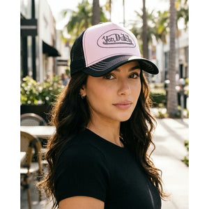 VDHH0022 - Casquette de baseball Rose à filet réglable - Von Dutch - 2