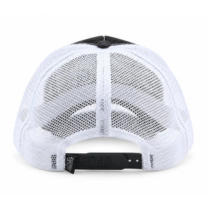 VDHH0055 - Casquette camionneur noir à carreaux réglable à pression - Von Dutch - 4