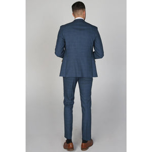 Viceroy - Marynarka męska niebieska w kratkę - TruClothing.com - 4