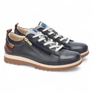 Vigo - Women’s Ocean Blue Leather Sneakers - Pikolinos - 2