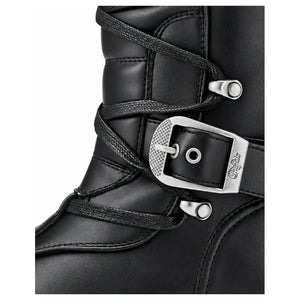 GOSPHER BIKER HI - Botas negras de plataforma hasta la rodilla para mujer - Buffalo - 5
