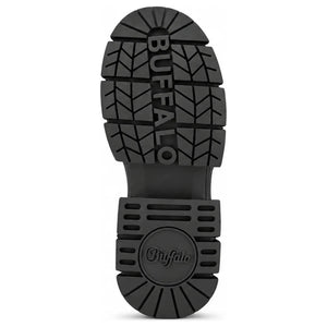 GOSPHER BIKER HI - Botas negras de plataforma hasta la rodilla para mujer - Buffalo - 7