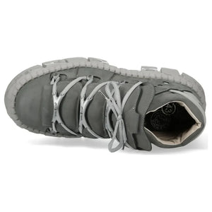 New Rock M-106WALL-C63 Buty za kostkę damskie szare skórzane miejskie gotyckie - New Rock - 5