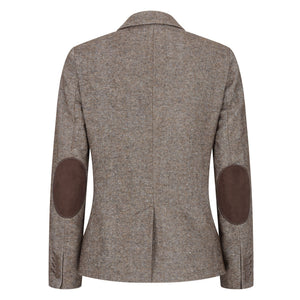 Bléiser y chaleco de tweed con parche en el codo en color bronce estilo Blinders de los años 20 para mujer - TruClothing.com - 4