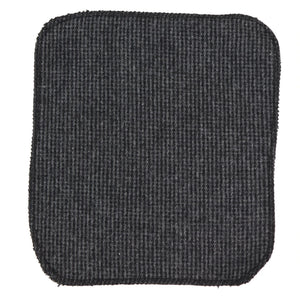 281 - Men's Herringbone Tweed Wool Tie & Hankerchief 2" - Charcoal - TruClothing.com - 12