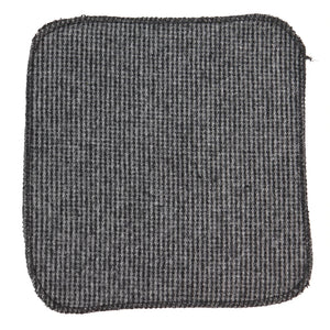 281 - Men's Herringbone Tweed Wool Tie & Hankerchief 2" - Grey - TruClothing.com - 9