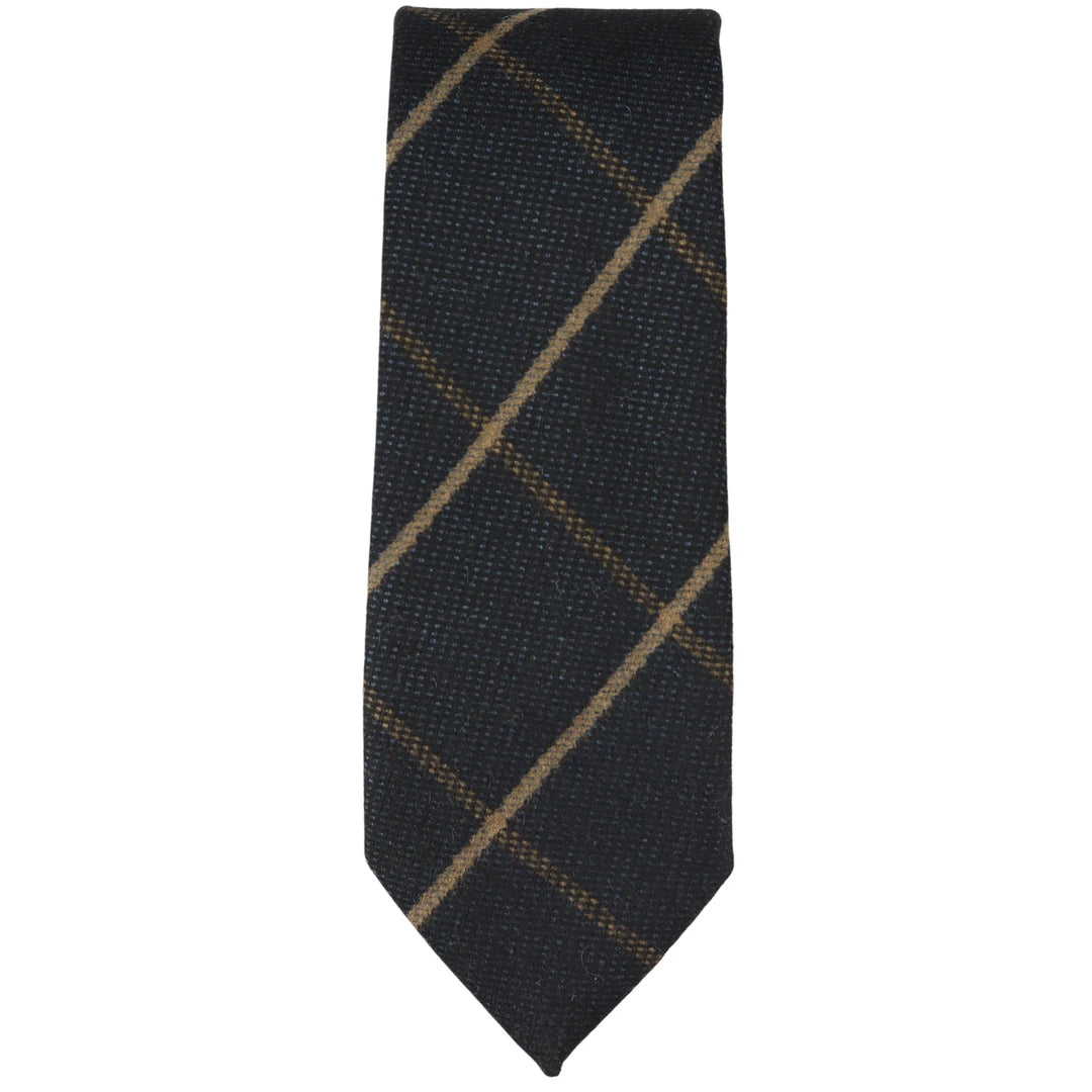 Men's Tweed Herringbone Tie & Pocket Square Set