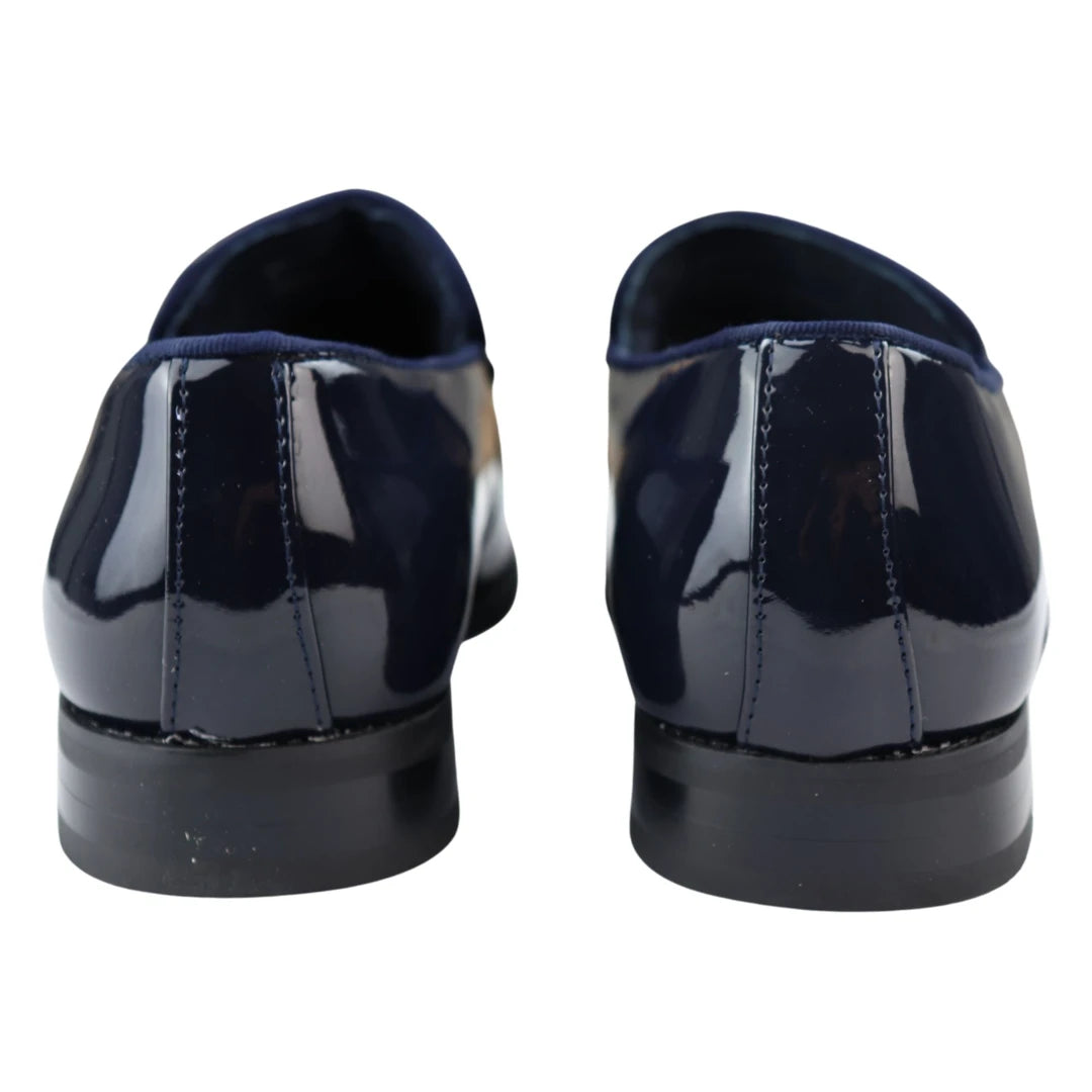 Zapatos de mocasines de mocasín para hombres Slip de cuero en terciopelo zapato formal inteligente