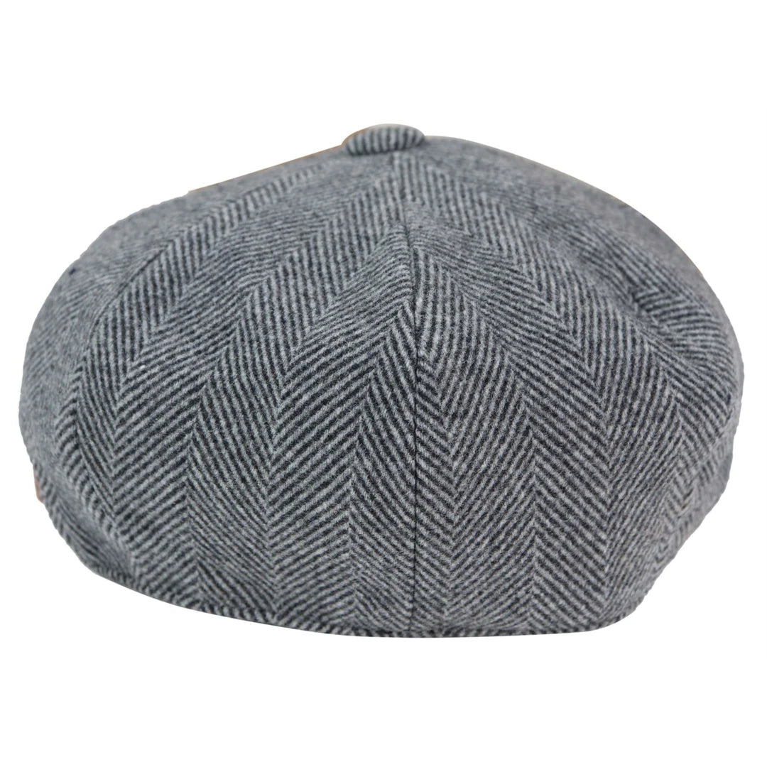 Men's Tweed Newsboy Razor Flat Cap Peaky Blinders Baker – TruClothing