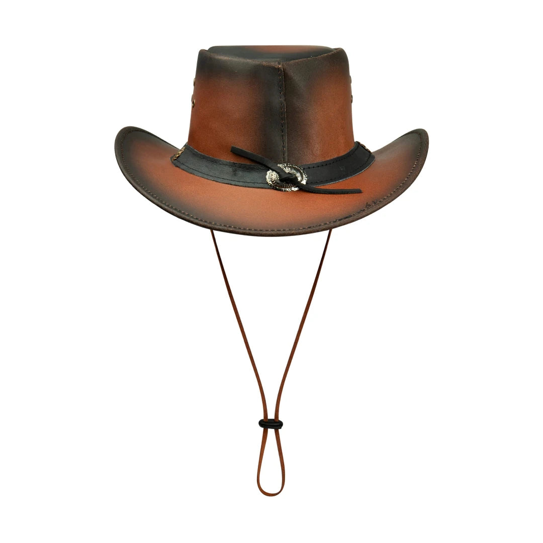 Australische westerse stijl Cowboy Outback echt leer en Australische westerse stijl Cowboy Outback echt leer en